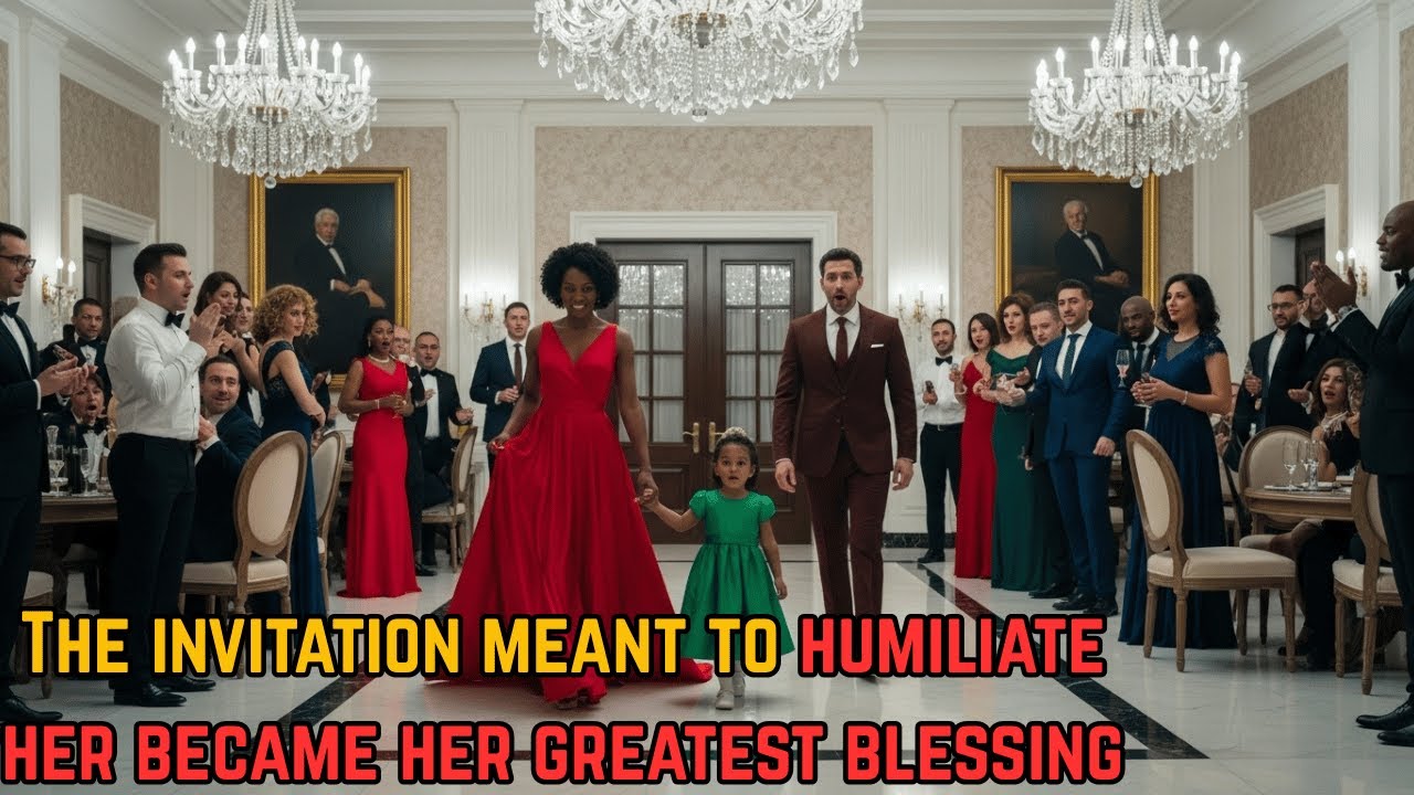 He invited her as a joke, but when she arrived with her 5-year-old daughter, like a billionaire, eve