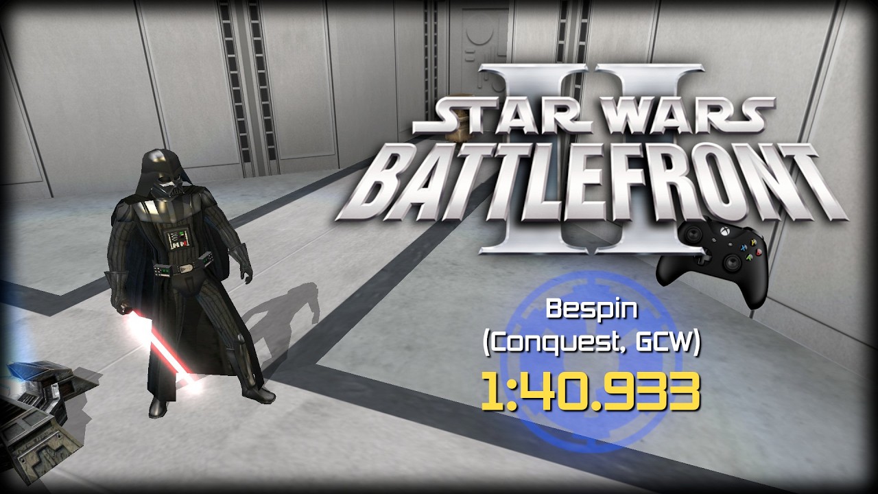 [Star Wars: Battlefront II] Bespin (Conquest - Galactic Civil War) in 1:40.933 (WR)