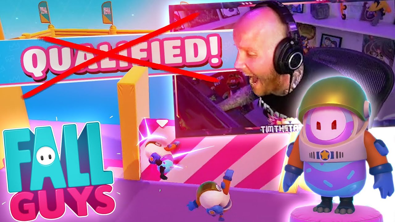 TIMTHETATMAN PLAYS FALL GUYS FOR THE FIRST TIME! (RAGE) Ft. Nickmercs, CourageJD & Cloakzy