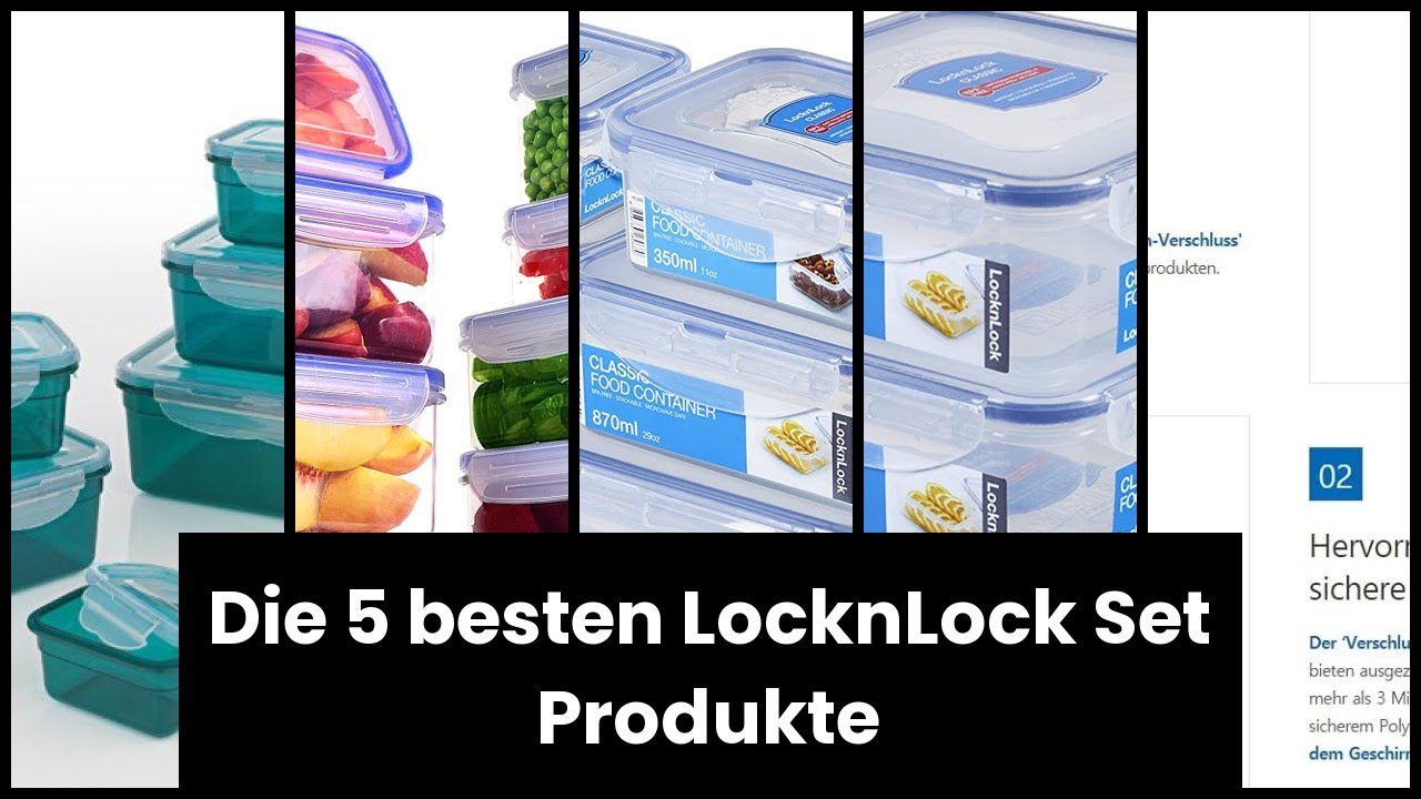 【Locknlock set】Die 5 besten LocknLock Set Produkte