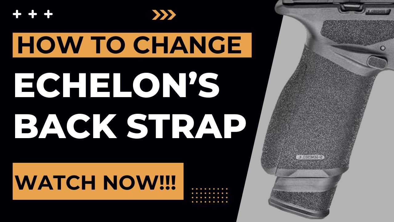How to Change Springfield Echelon Backstrap