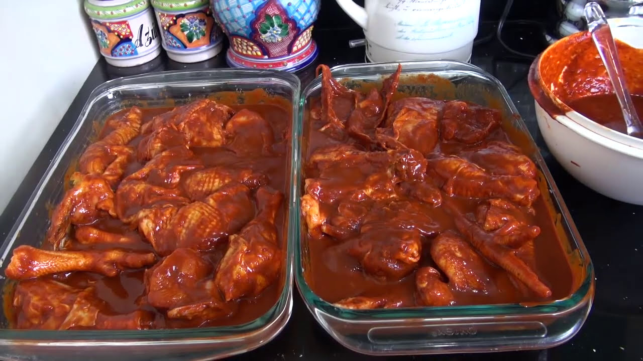 Pollo adobado al horno Deliciosa receta