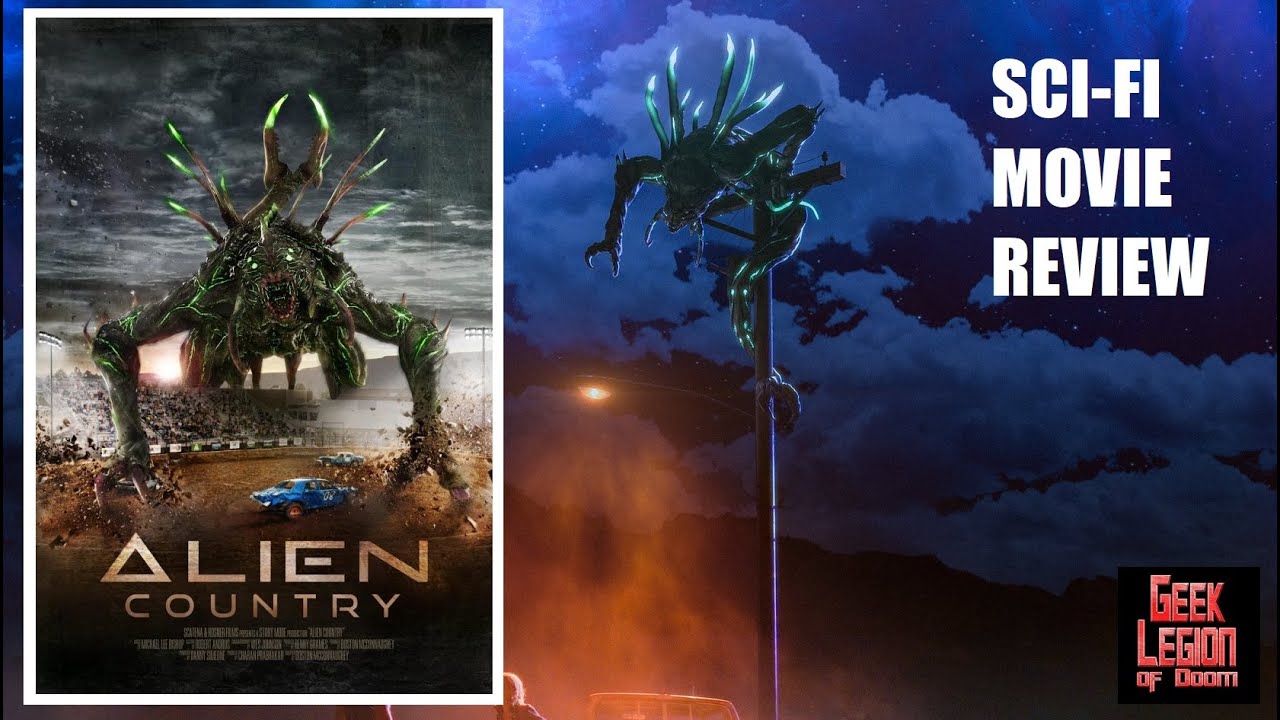 ALIEN COUNTRY ( 2024 K.C. Clyde ) Aliens Invade US town Sci-Fi Comedy Movie Review