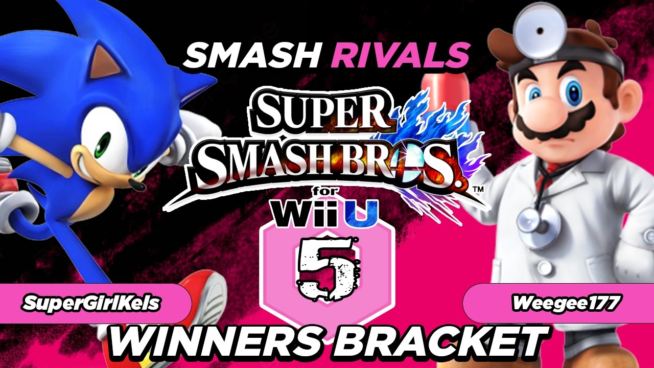 SM4SH Rivals #5: SuperGirlKels (Sonic) Vs. Weegee177 (Roy / Dr. Mario) - Winners Bracket