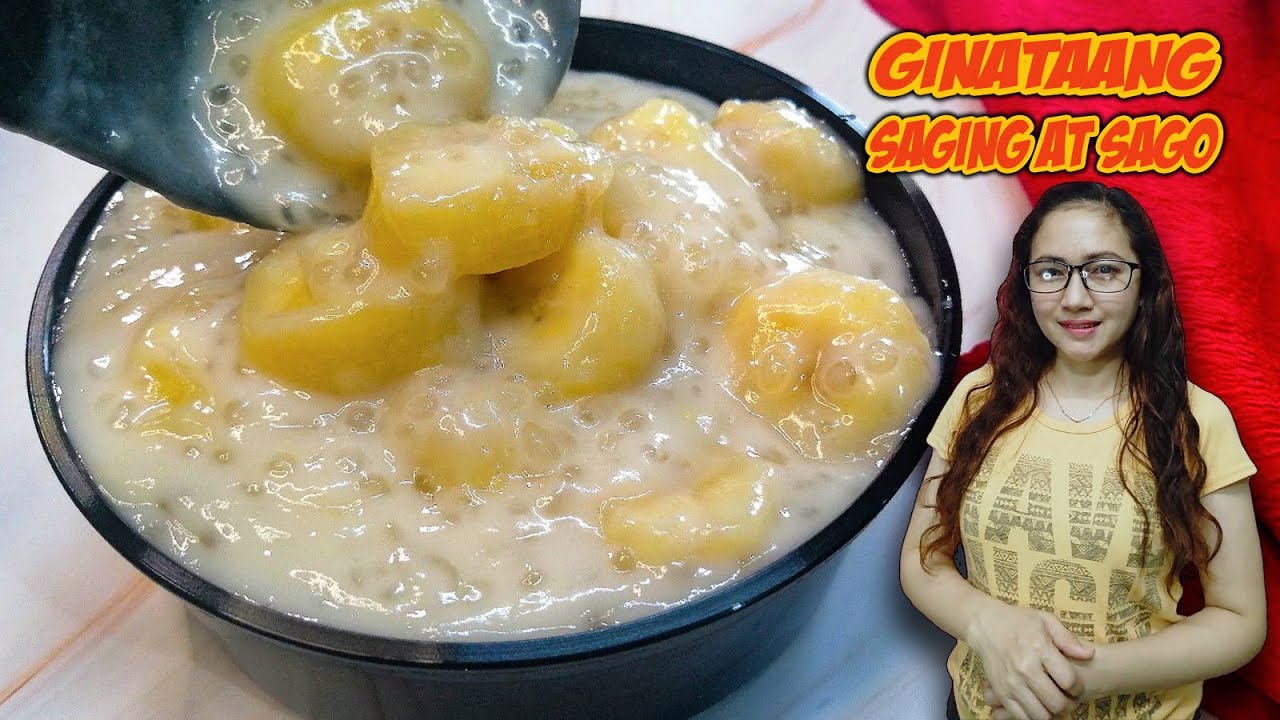 GINATAANG SAGING AT SAGO | ALL TIME FAVORITE FILIPINO SNACK OR DESSERT ( FC's VERSION )
