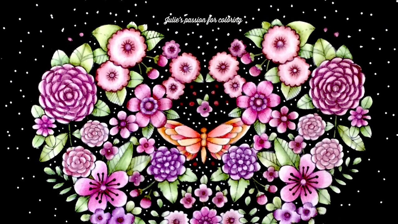IVY AND THE INKY BUTTERFLY by Johanna Basford - prismacolor pencils - color along