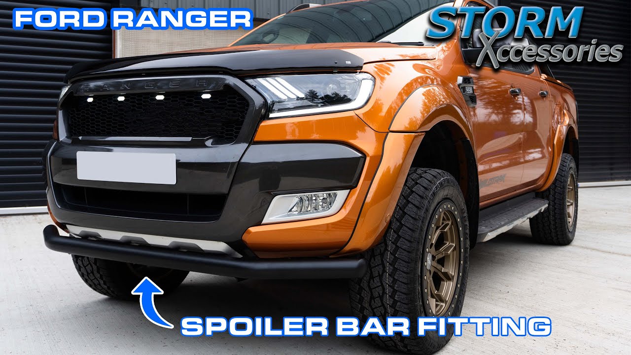 Ford Ranger T6 2012 - Onwards STX Spoiler bar fitting instructions