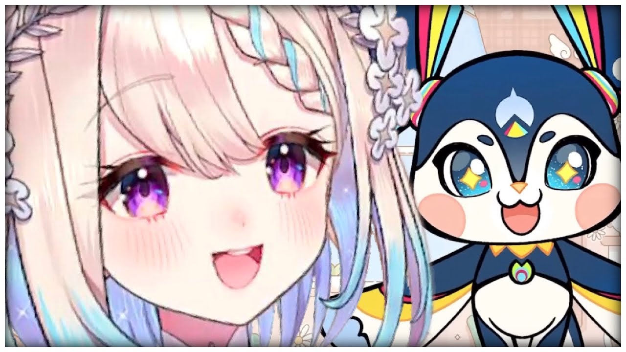 Enna suddenly transforms into a rainbow mascot then starts singing???