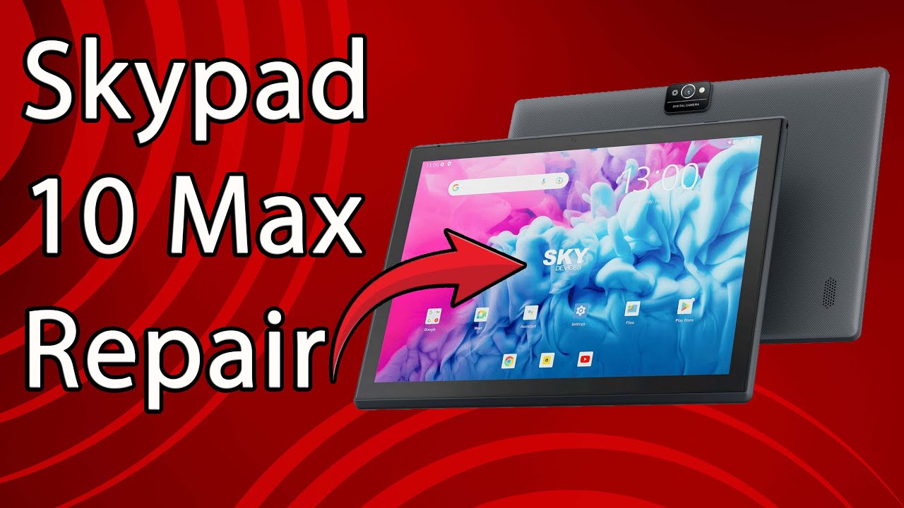 Skypad 10 Max Tablet Digitizer Replacement  Step by Step Repair Guide