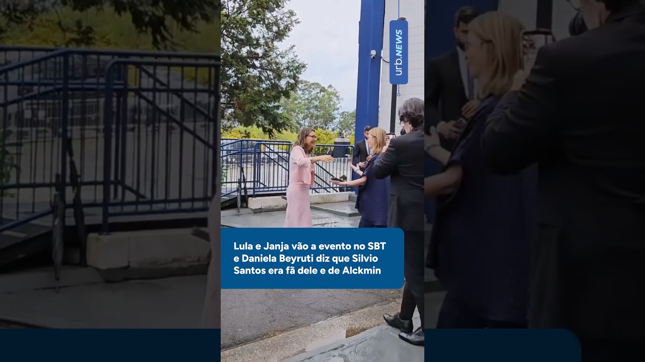 Lula e Janja v&atilde;o a evento no SBT e Daniela Beyruti diz que Silvio Santos era f&atilde; dele e de Alckmin