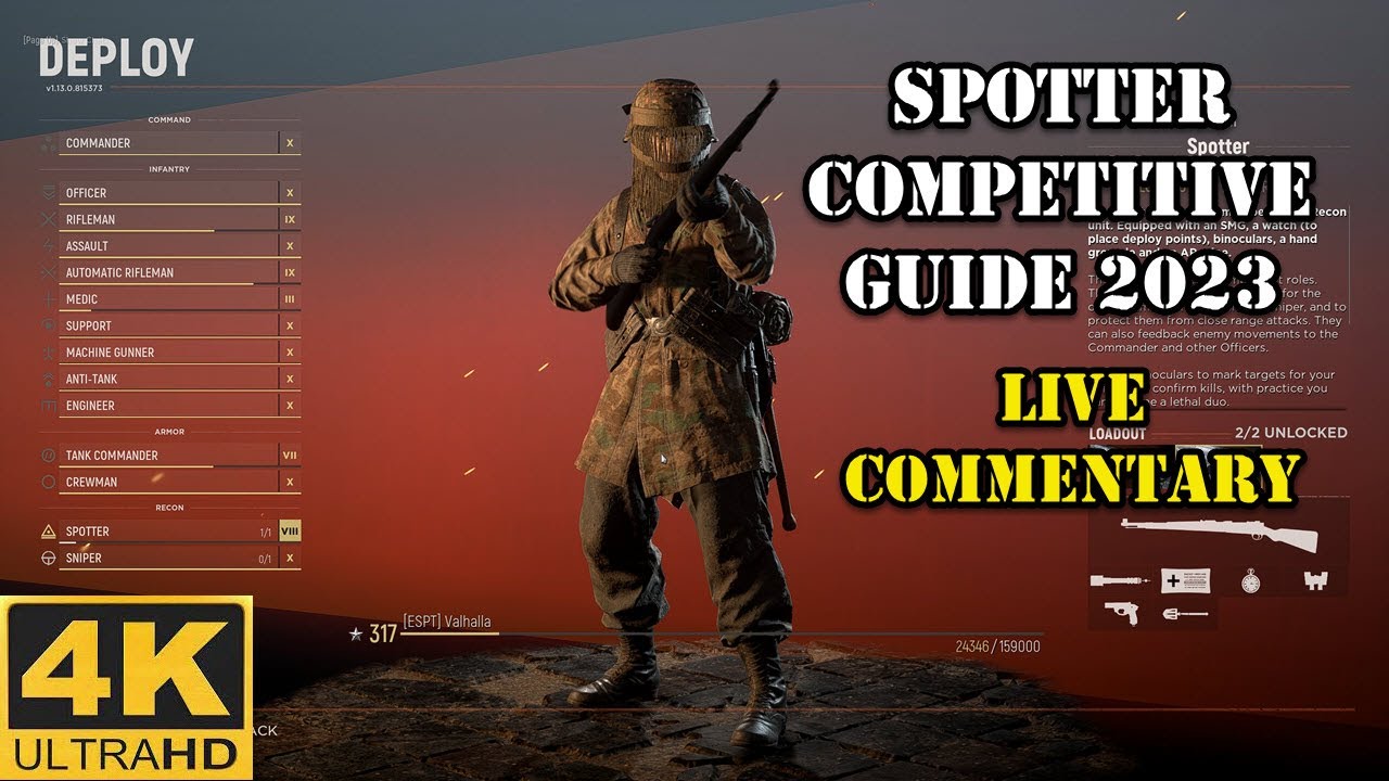 Hell Let Loose - Recon Spotter Taking on the Enemy