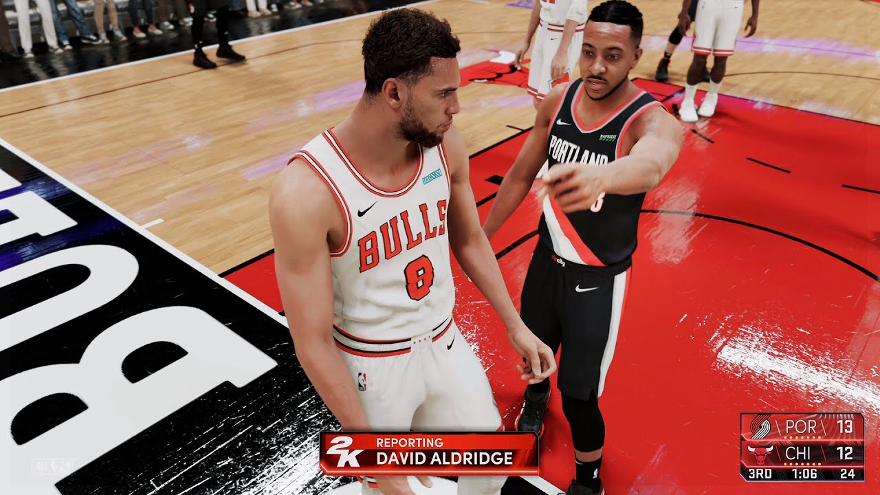 NBA 2K21 Next Gen 4K Gameplay - Chicago Bulls vs Portland Trailblazers | XSX
