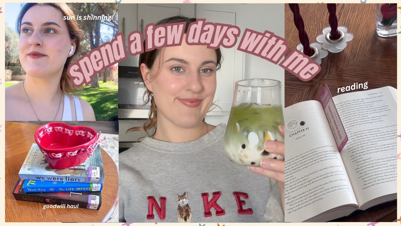 i spent a few days trying to feel like myself again (routines, reading journal & closet reset)