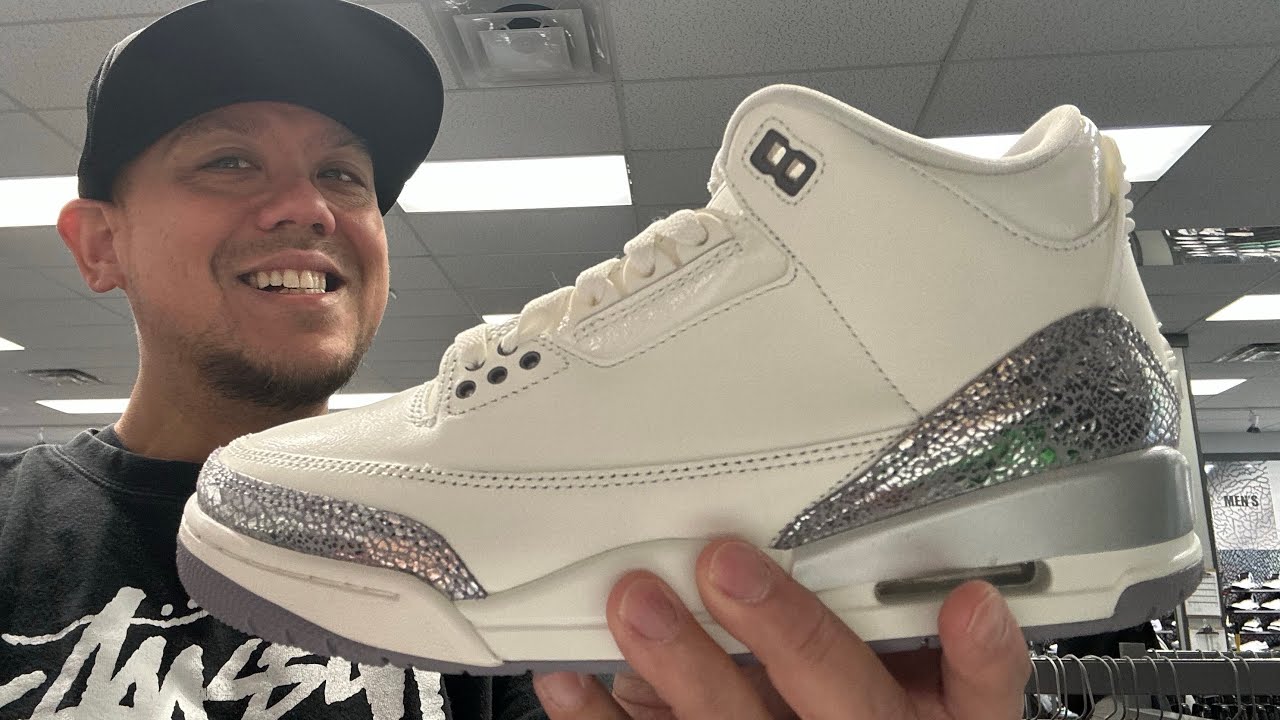 Air Jordan 3 metallic Grey Cement Sail Retro Sneaker Review 2025