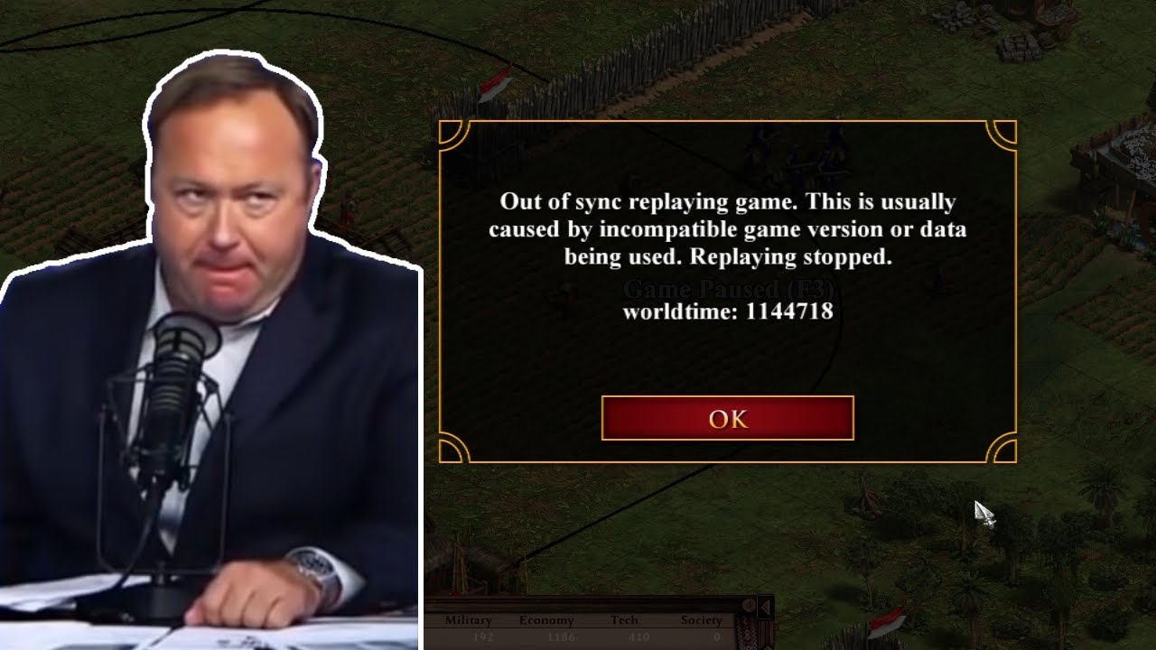 Alex Jones tries to watch a DE rec from 3 days ago