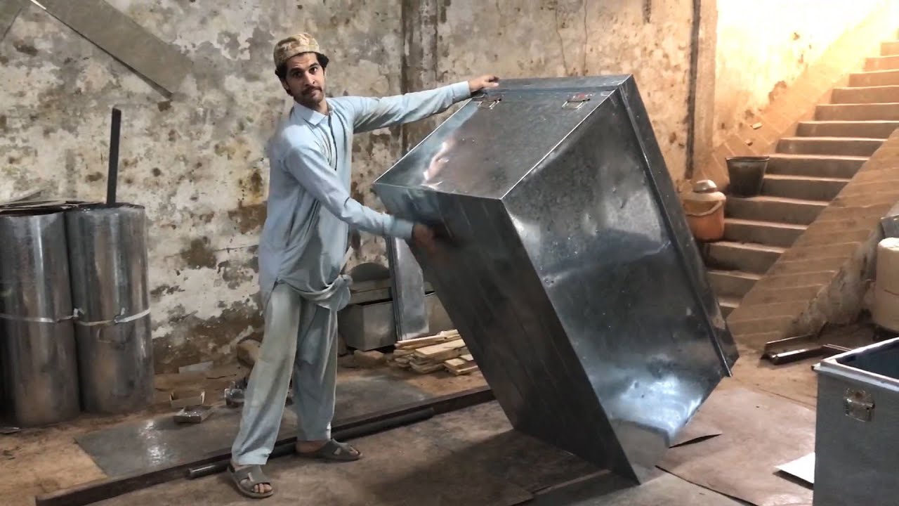 How to Make Trunk Box with Metal Sheets | Amazing Skills