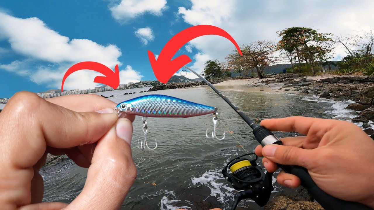 Aventura de PESCA ultralight em cenário urbano INCRÍVEL! Jurujuba e Praia de Adão e Eva, Niterói RJ.