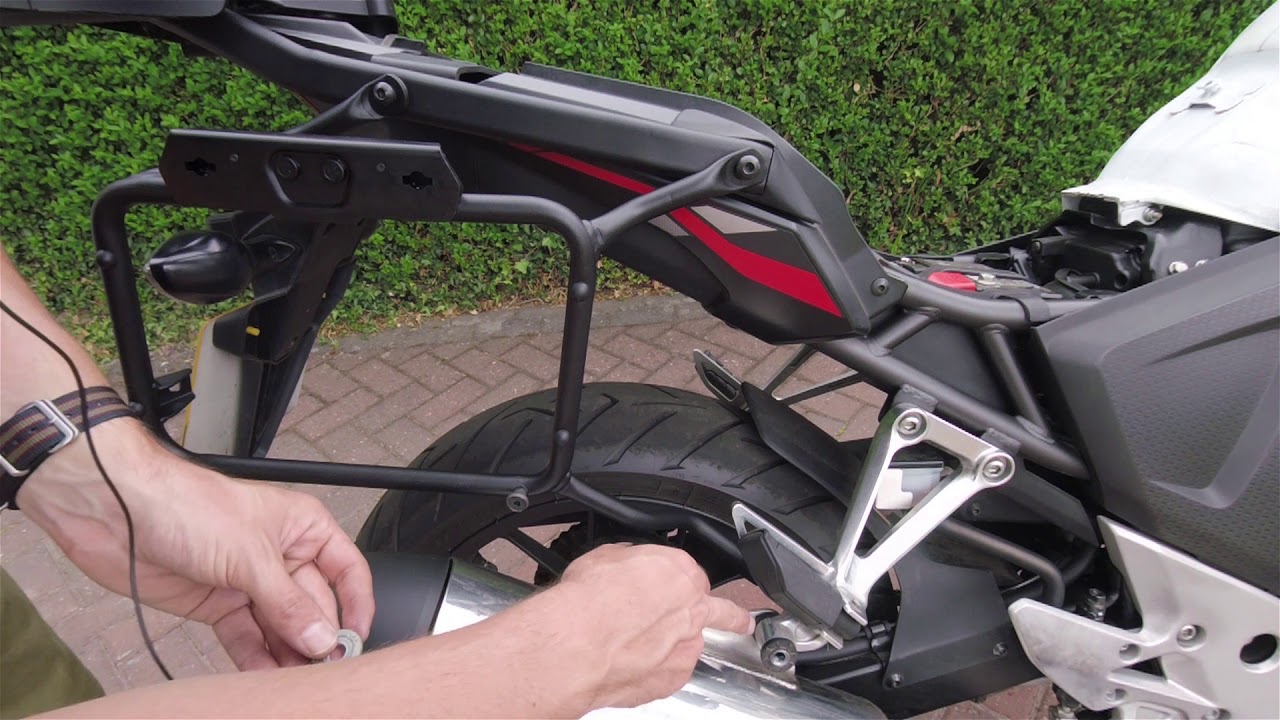 Givi PL1121 side case rack install, Honda CB500X