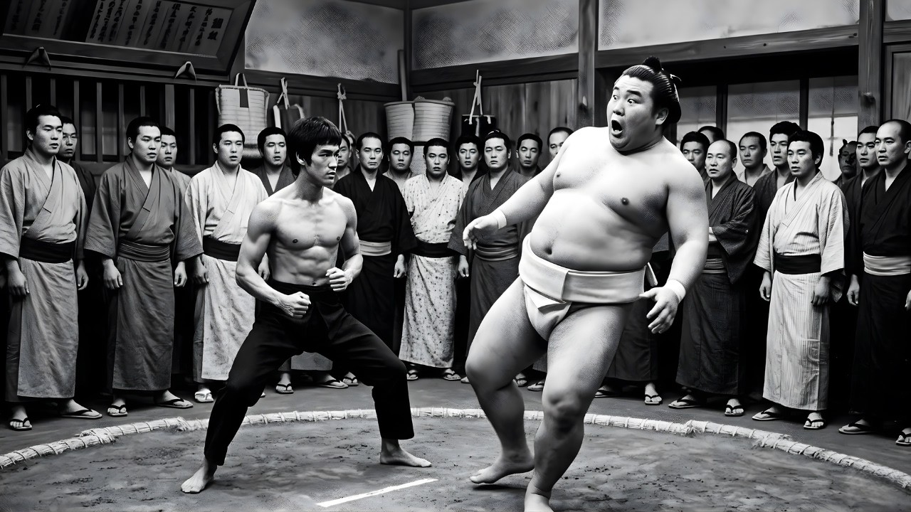 Um lutador de sumô de 140 kg disse a Bruce Lee: 