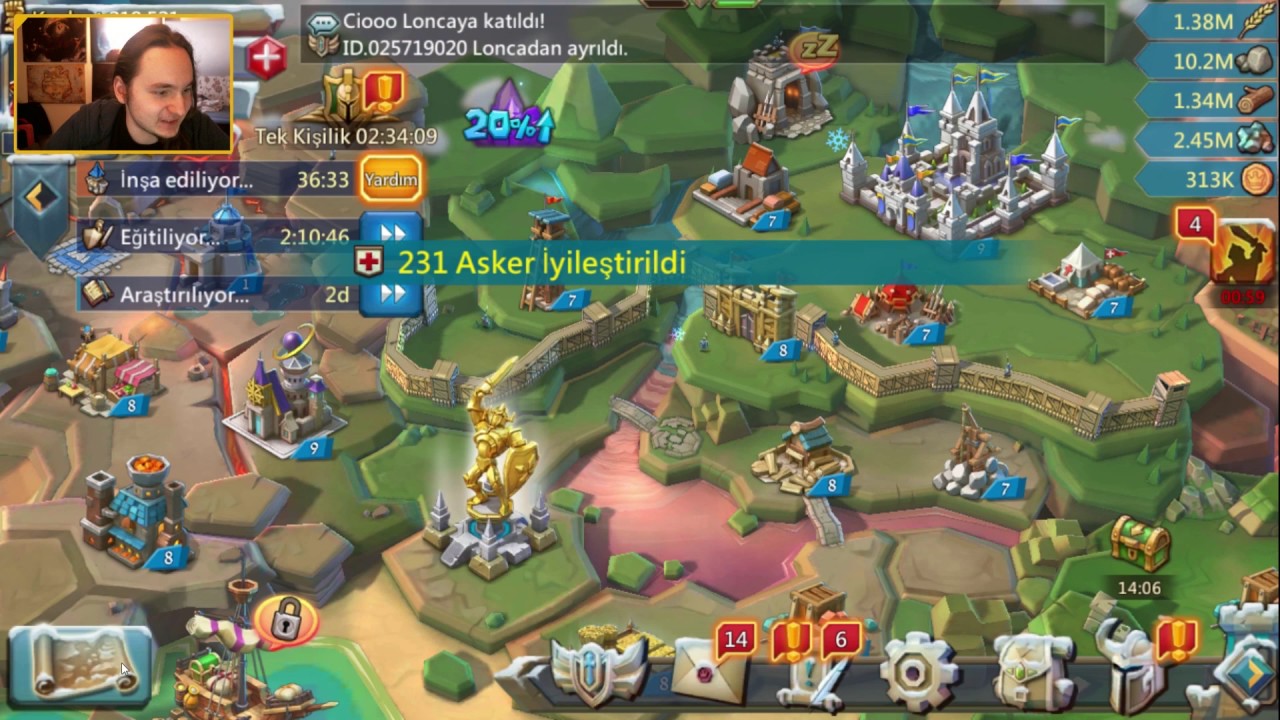 20 VS 1 | Lords Mobile'da T&uuml;m Klana Karşı Tek Başımayım!