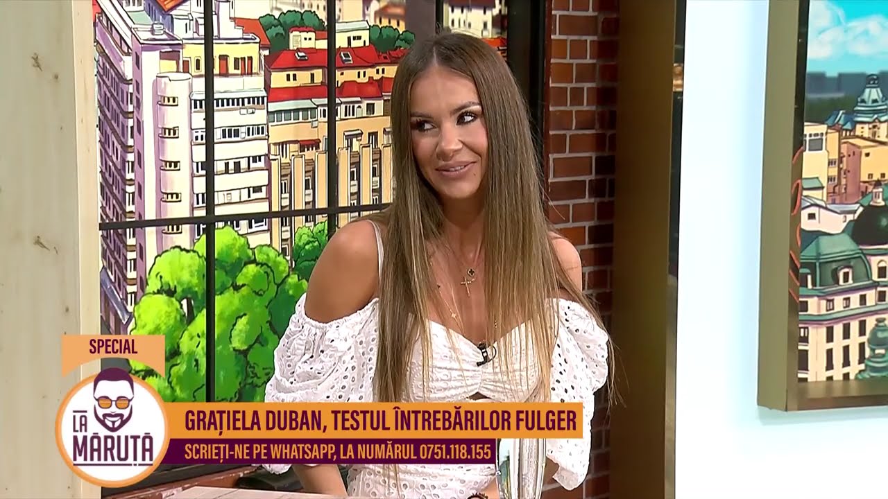 Grațiela Duban, testul &icirc;ntrebărilor fulger