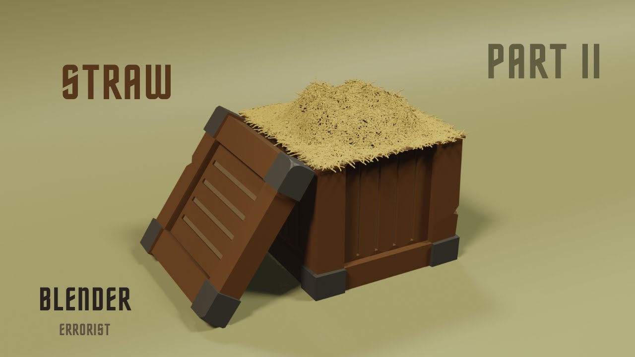 Straw - Particle System - Tutorial - Part II - Blender