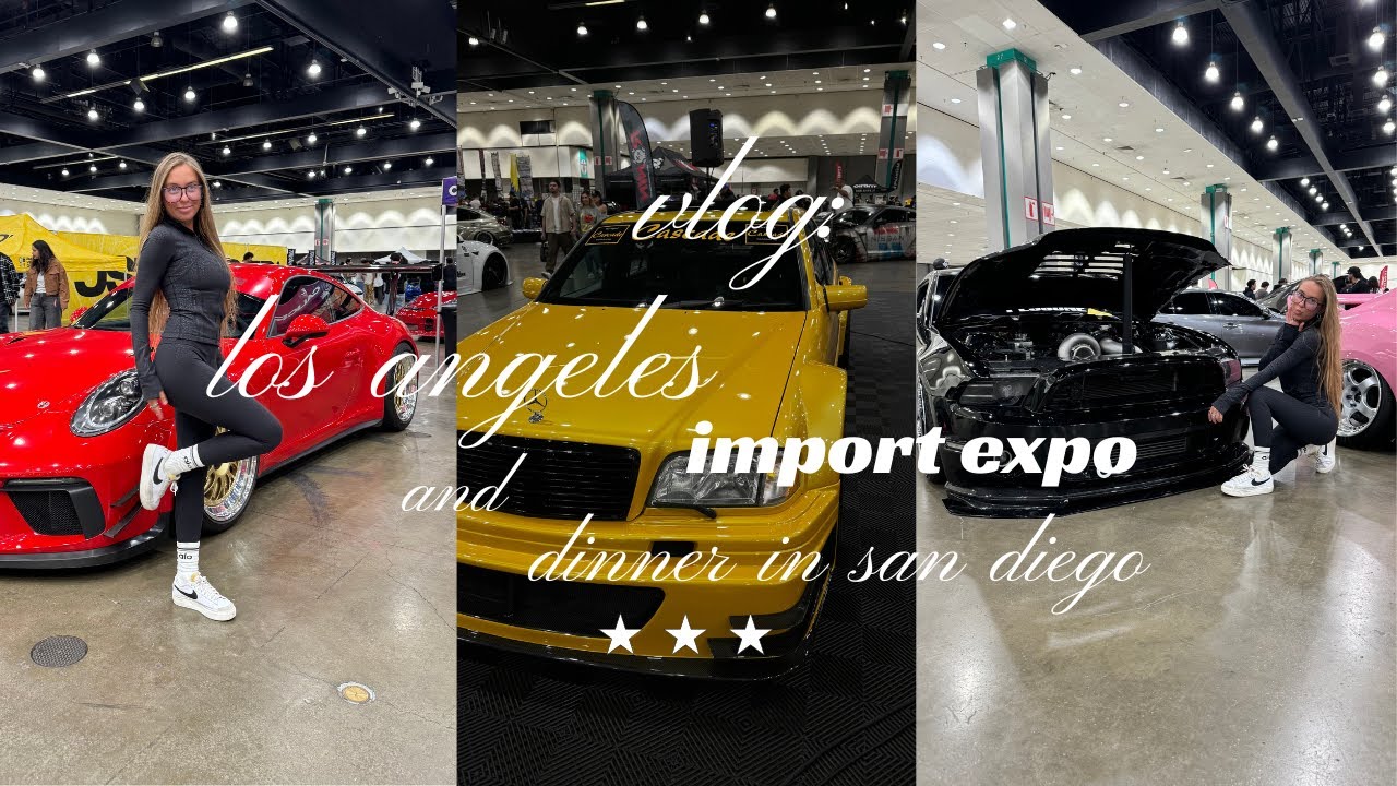 vlog: los angeles import expo, surf contest & dinner in san diego
