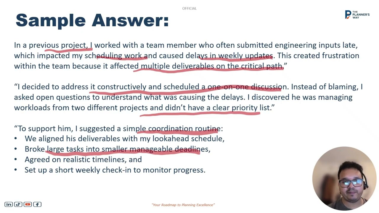 How to Handle a Challenging Team Member — Perfect Interview Sample Answer