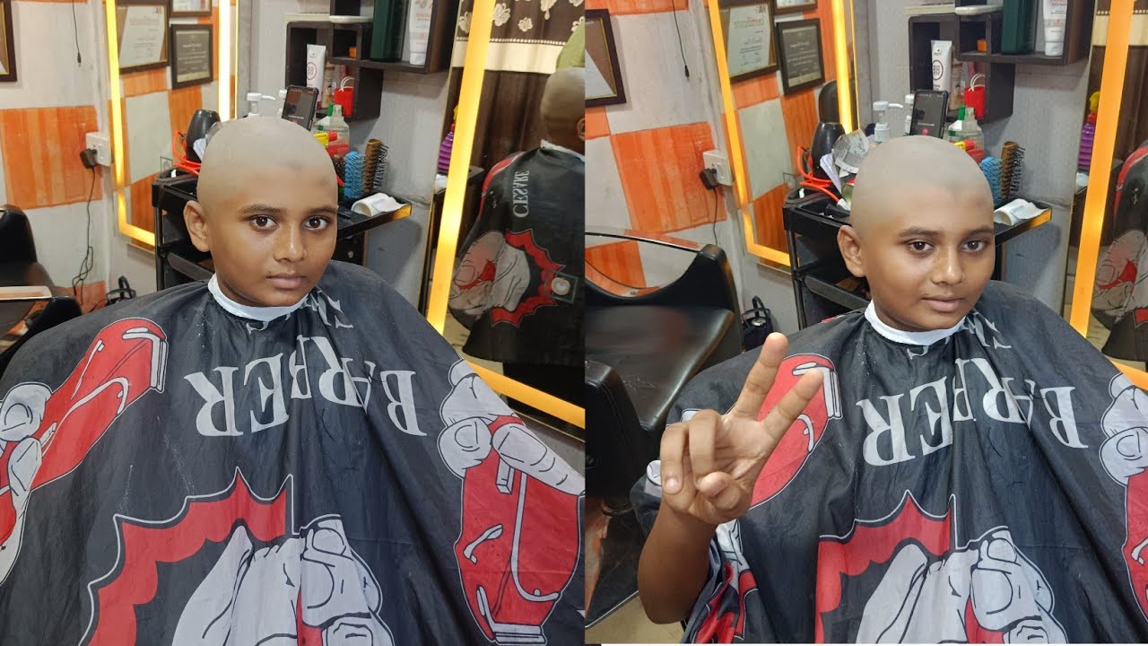 Head Shaving Full video Original voice #headshave​ #shaving​ #haircutting​ #hairsalon​ #subscribe​