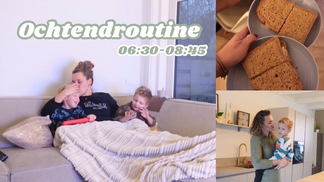 OCHTENDROUTINE ALS MAMA VAN 2 | Oftwel spitsuur van 06:30 tot 08:45 😅 | Zeg maar Fem | Vlog