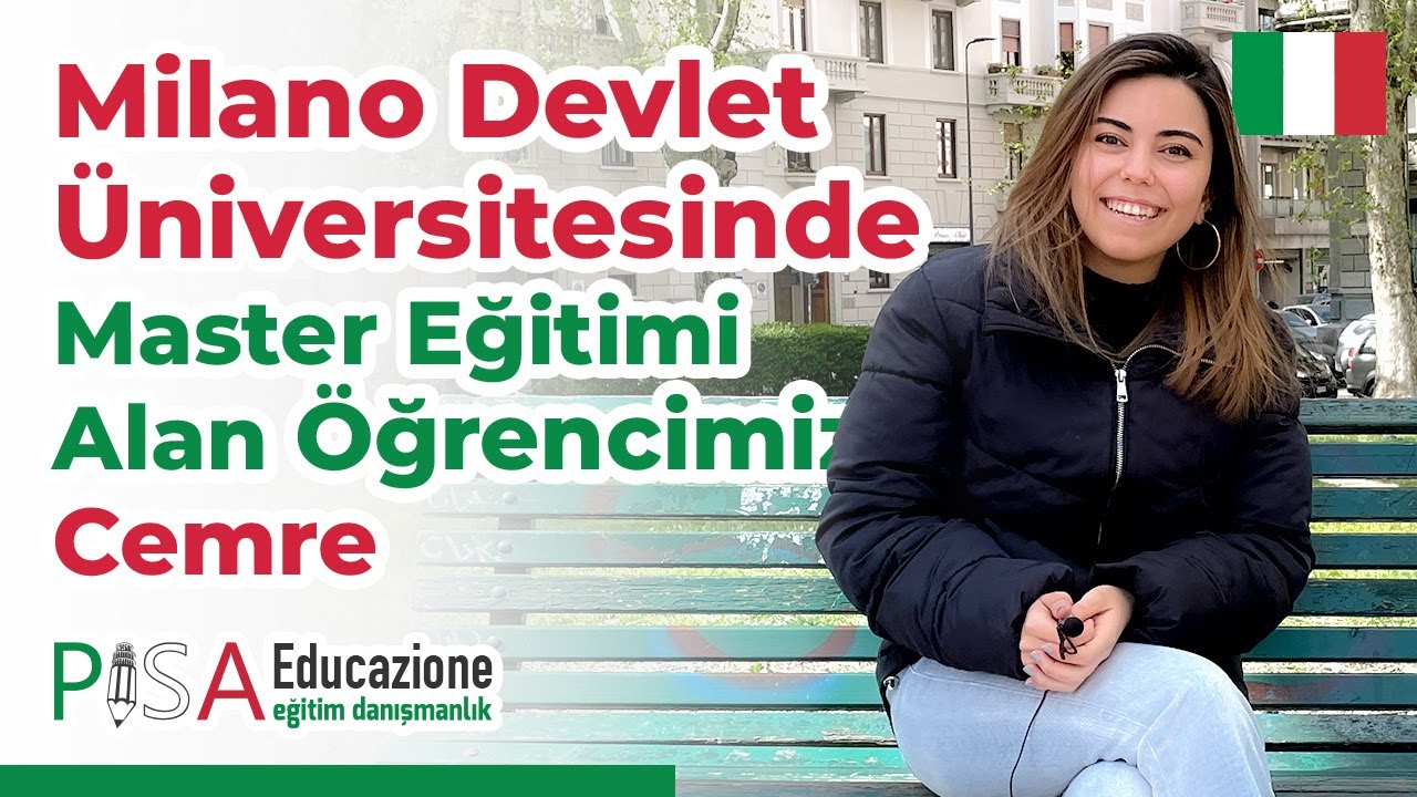 Milano Devlet &Uuml;niversitesinde Master Eğitimi Alan &Ouml;ğrencimiz Cemre ile R&ouml;portajımız