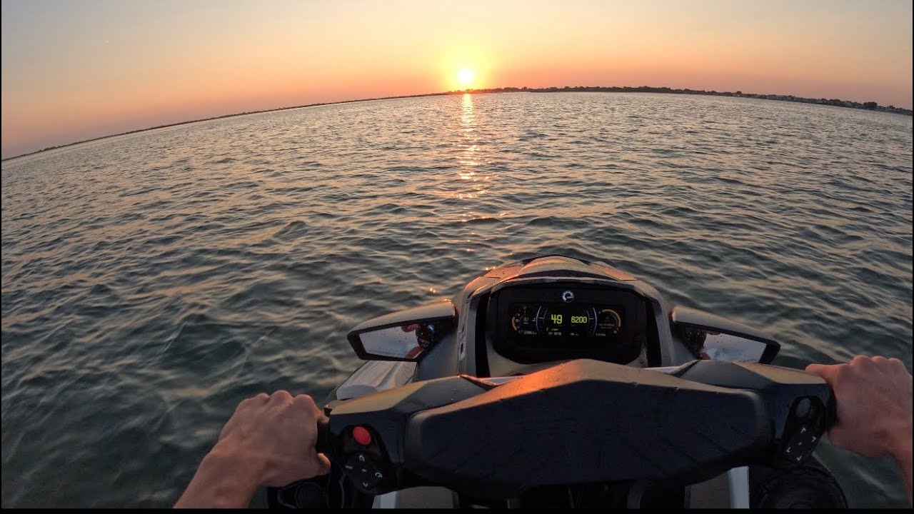 Sunset Ride on the 2024 Seadoo GTX 300