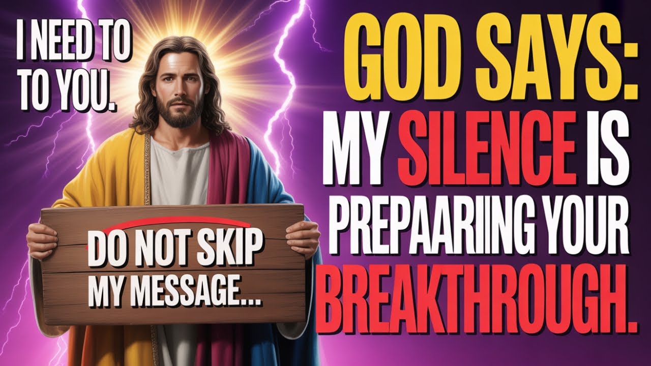 God's Silence Isn't Abandonment—It's Preparation | God Says
