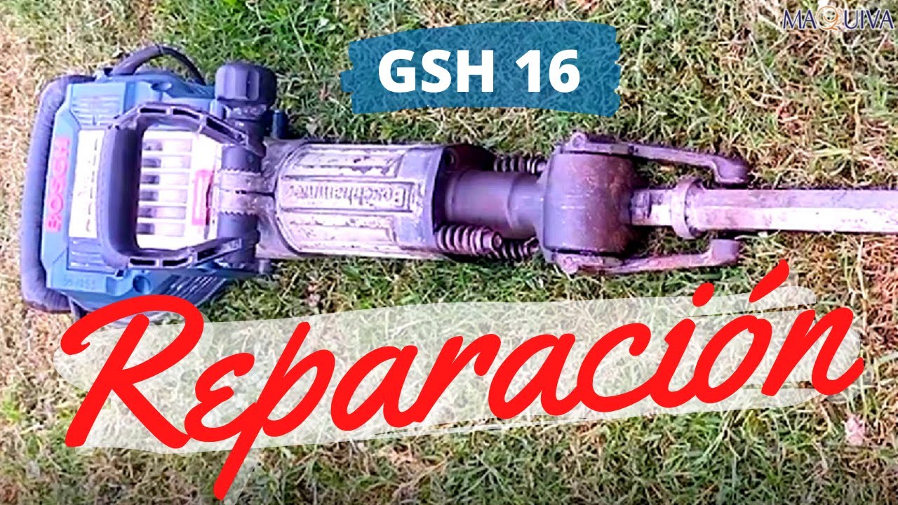 NO DEMUELE 😞/ MARTILLO BOSCH GSH 16 / SERVICIO A PARTE MECÁNICA🛠