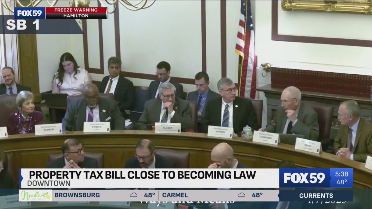 Indiana close to passing new property tax law
