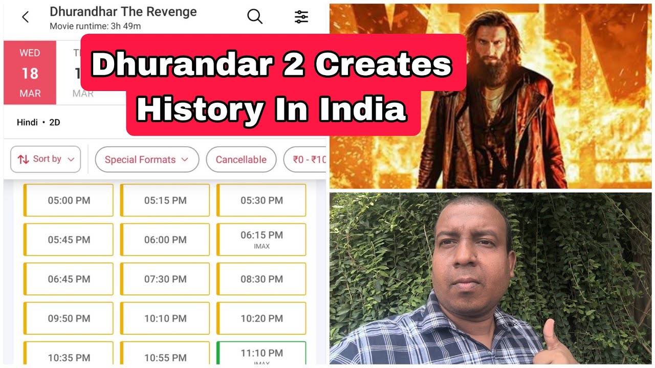 Dhurandar 2 Movie Creates History In India In Paid Previews