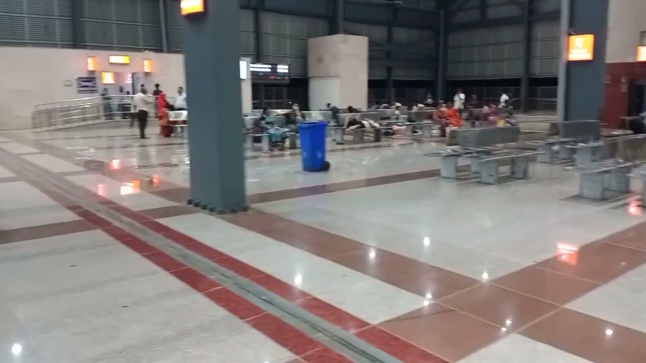 Ayodhya Dham Railway station waiting hall