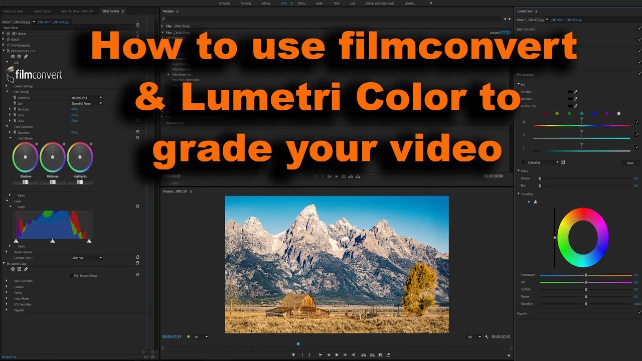 Filmconvert Vs Lumetri Color and how to use them together in Premiere Pro CC