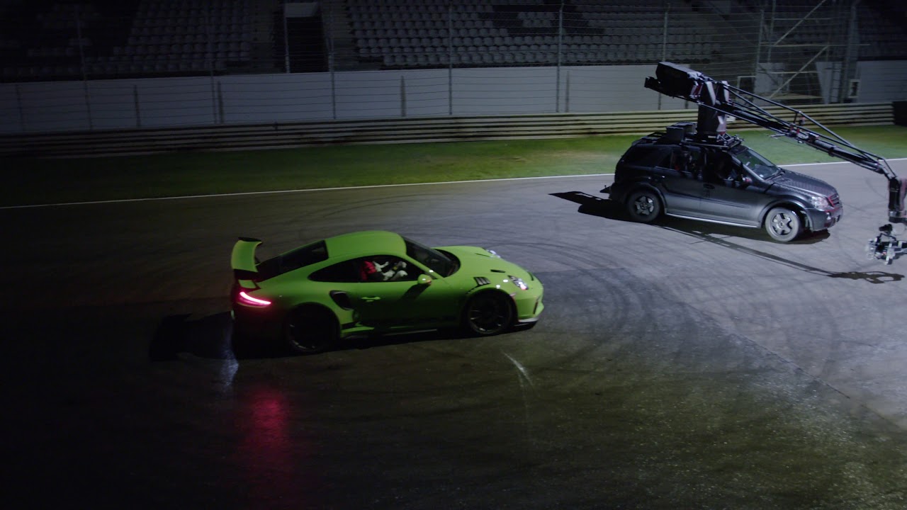 911 GT3 RS: Behind the Scenes of the video shoot.