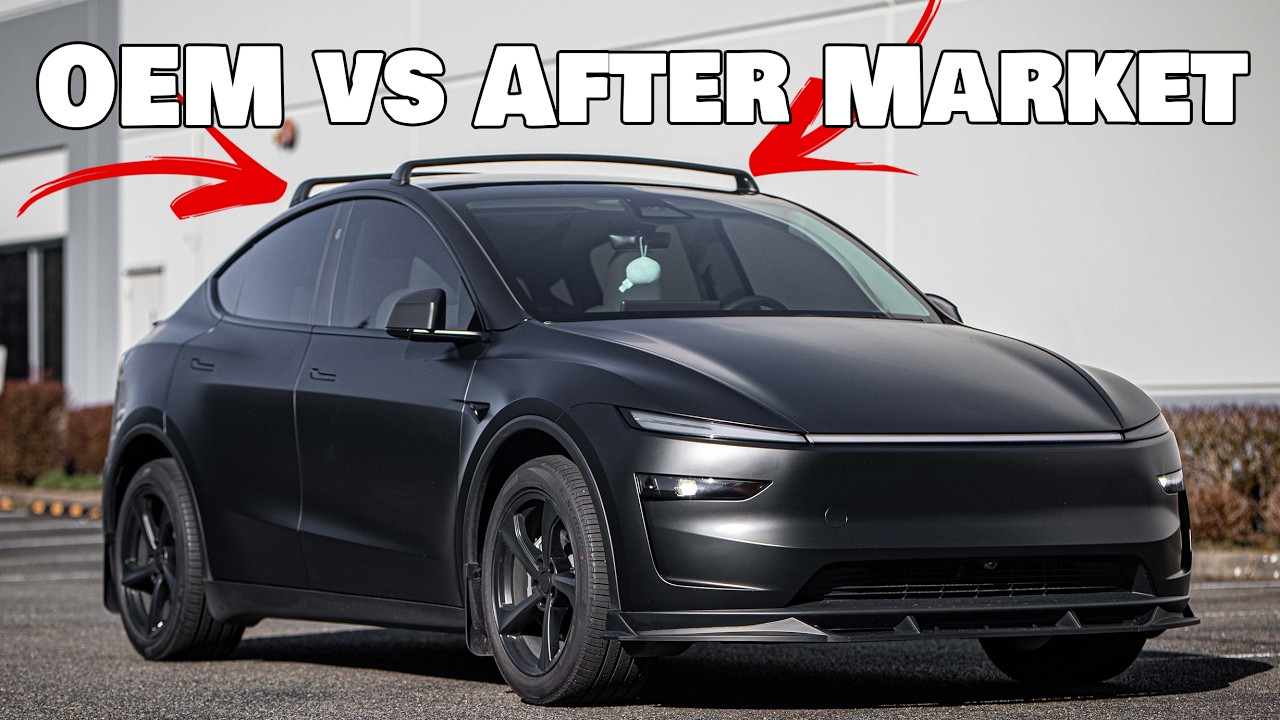 Сравнение поперечин Tesla OEM и EVbase