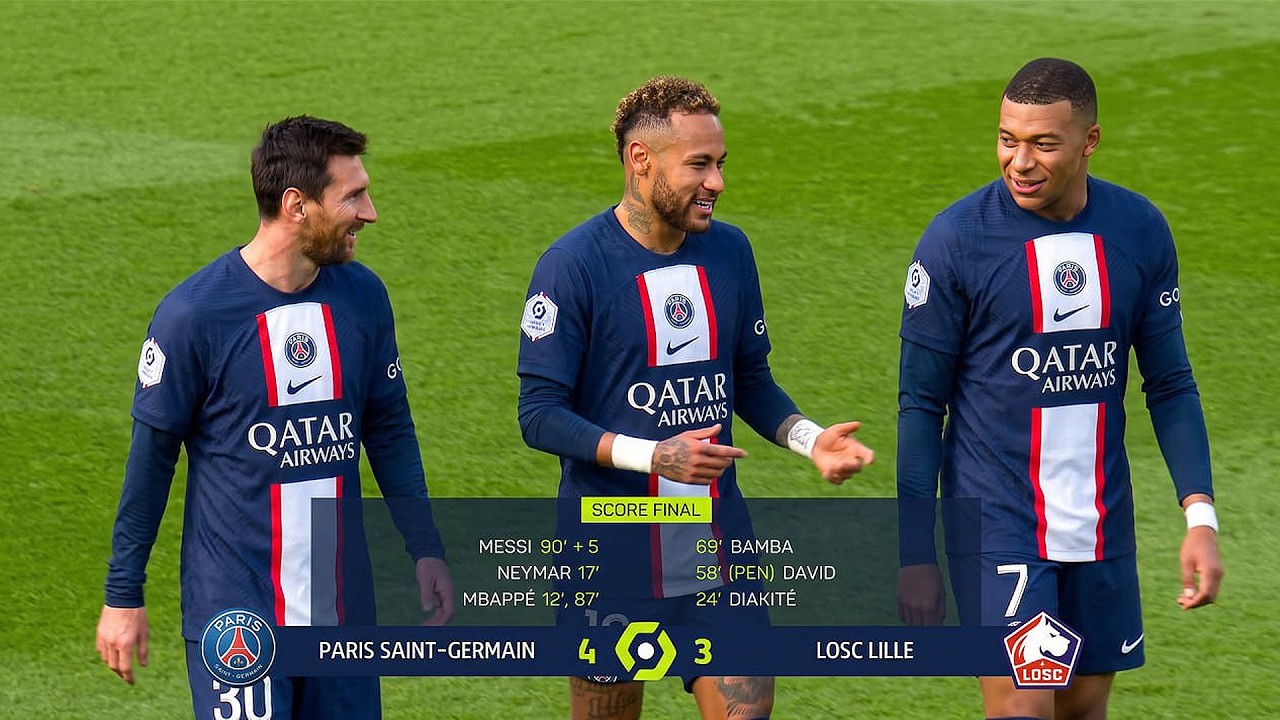 WHEN MESSI, NEYMAR AND MBAPPE PLAYED THEIR LAST GAME TOGETHER FOR PSG | UNBELIEVABLE PERFORMANCE ⭐