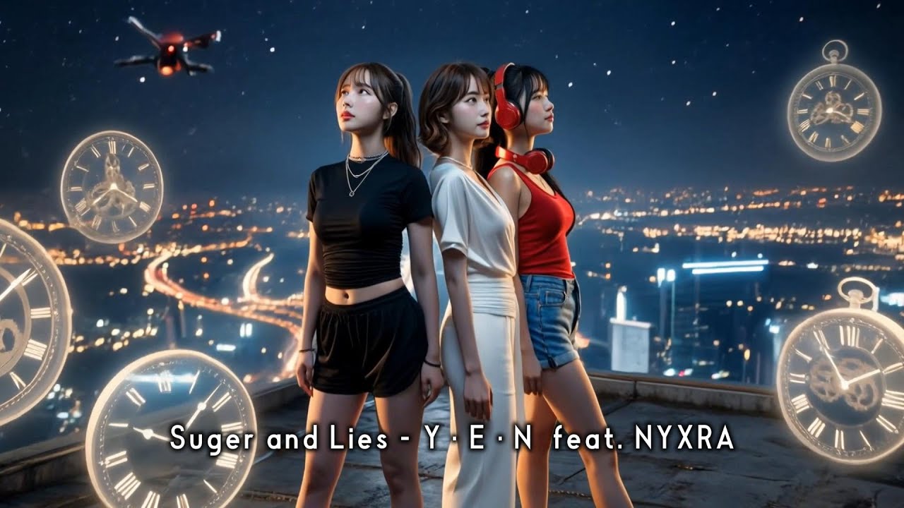 「Suger and Lies」／Ｙ・E・Ｎ feat NYXRA｜AI Music Video｜New Jack Swing