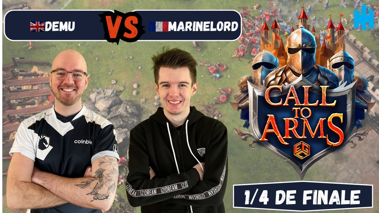 Age of Empires 4 - Call To Arms : MARINELORD vs DEMU | Quart de Finale