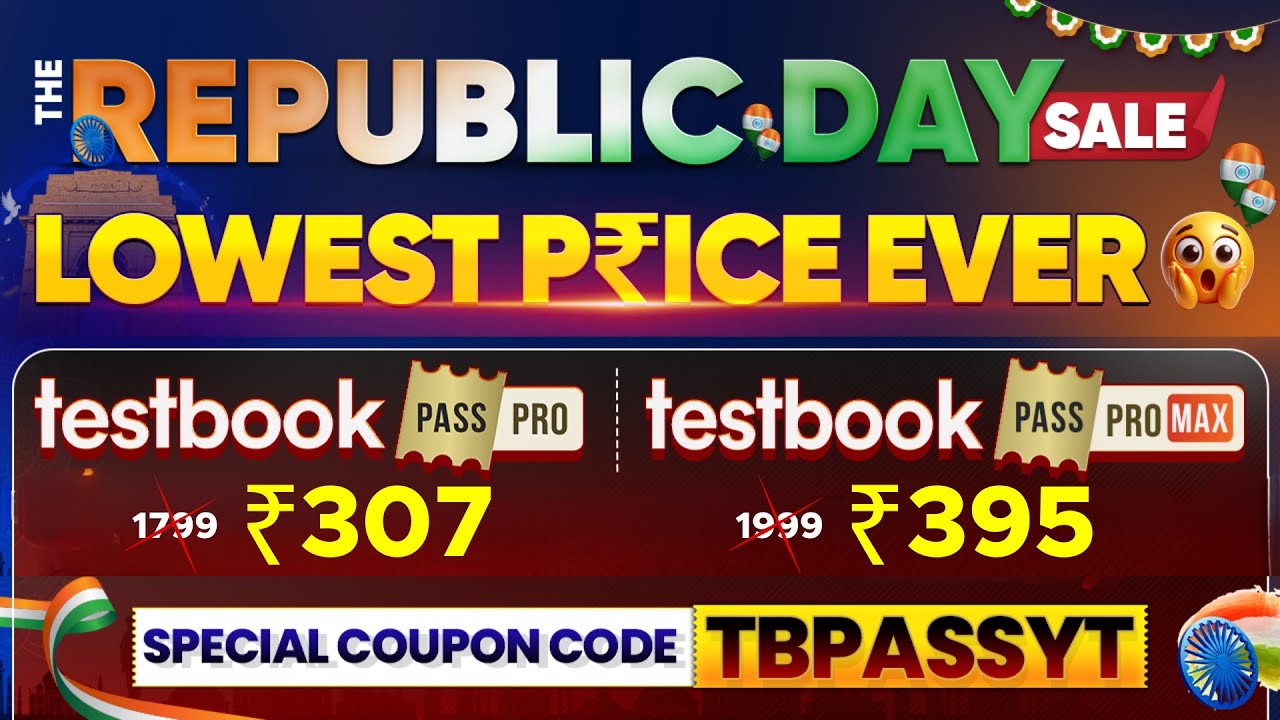 🚨 LOWEST PRICE EVER ON TESTBOOK PASS PRO COUPON CODE TODAY | TESTBOOK COUPON CODE TODAY