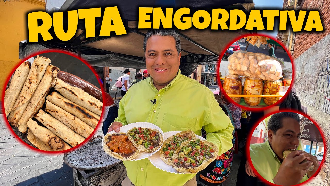 Probando COMIDA CALLEJERA  en OAXACA, MEXICO | La Mejor 😍