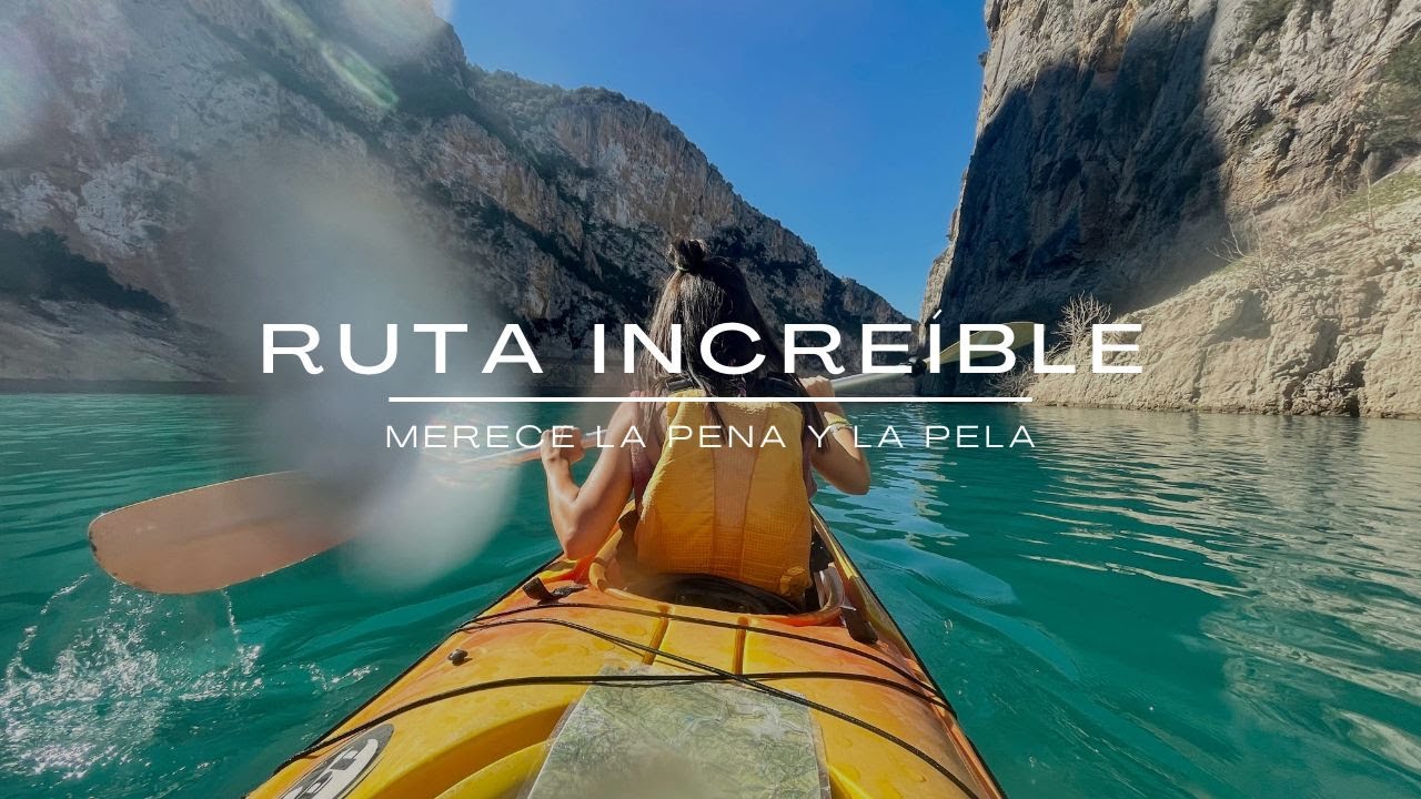 FINESTRES - Ruta en KAYAK de 22 KM por la MURALLA CHINA de Huesca [4K]