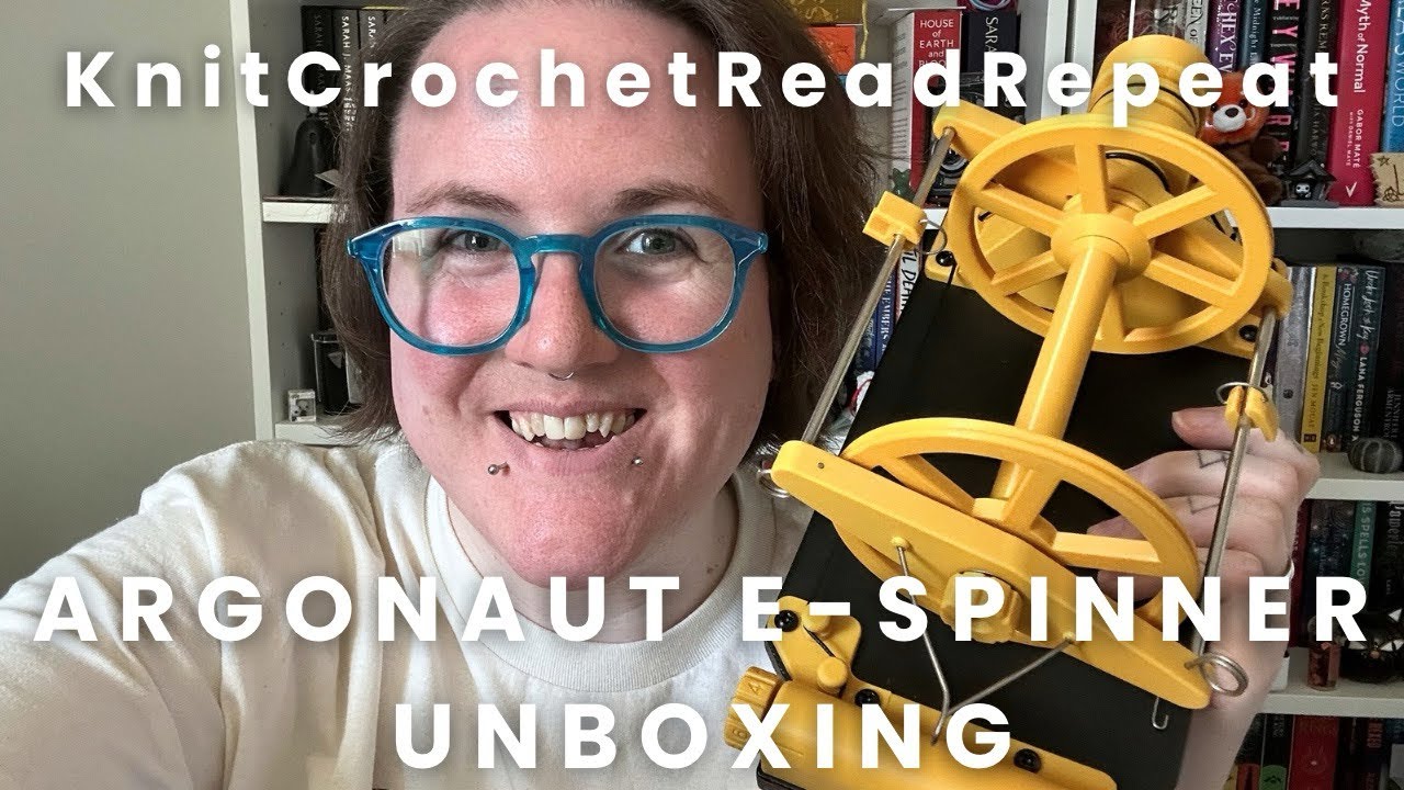 Unboxing The Argonaut E-spinner From @GemmaBeaMakes- KnitCrochetReadRepeat
