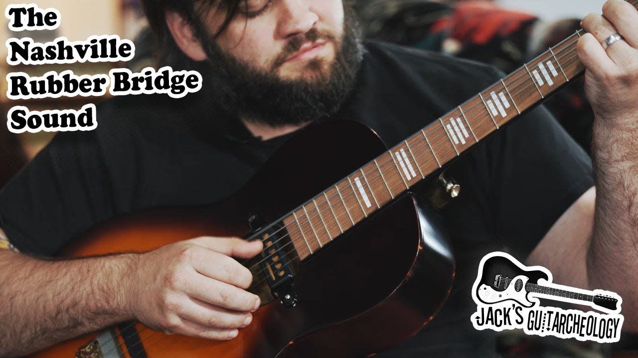 The "Nashville Sound" Rubber Bridge Guitar | Jack's Guitarcheology