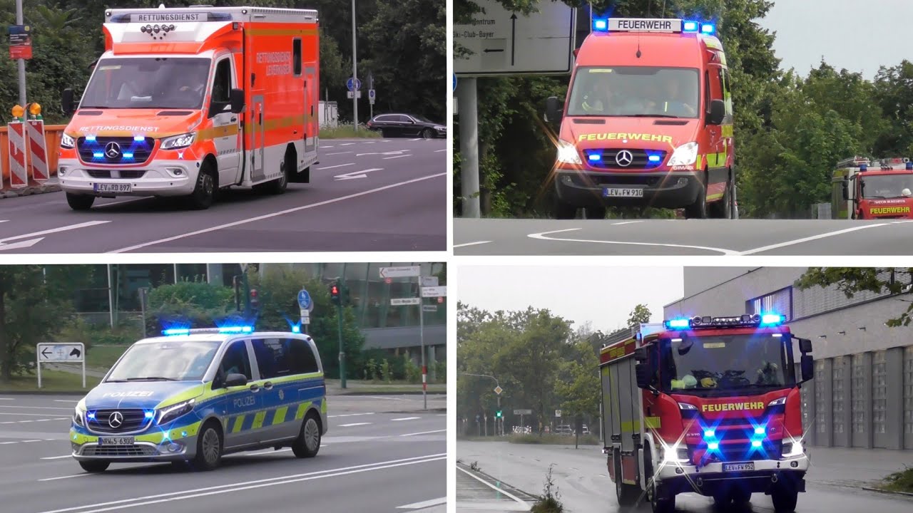 [EINSATZFAHRTEN LEVERKUSEN] - RW & FustW (2024 - Berufsfeuerwehr)