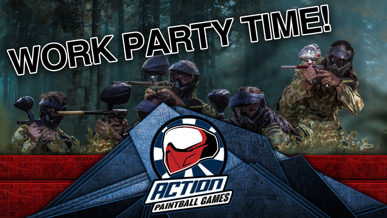 Work XMAS Party?  The Solution: Action Paintball Games!